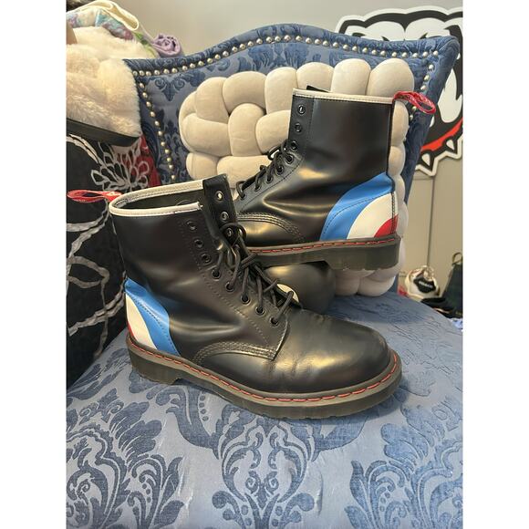 Dr Martens x The Who Boots with Arrow Logo Size 12/EU 45 - Picture 1 of 8